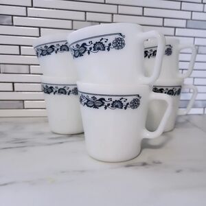 Vintage Pyrex mugs